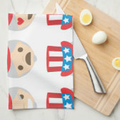 サム絵文字おじさん キッチンタオル (四つ折り)