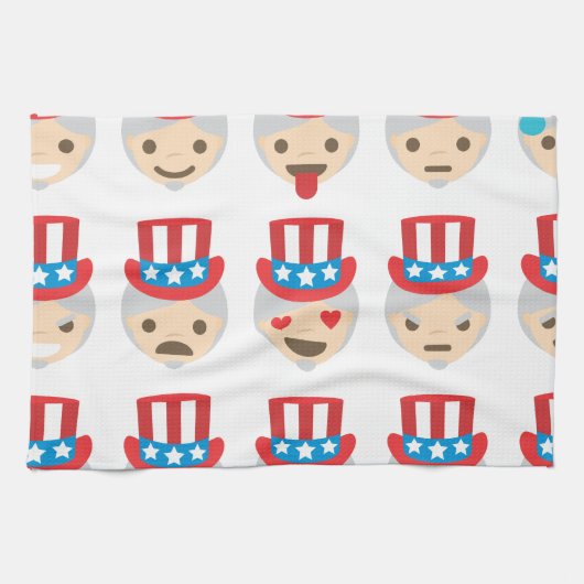 サム絵文字おじさん キッチンタオル (横)