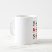 サム絵文字おじさん コーヒーマグカップ (正面左)