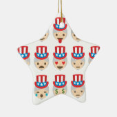 サム絵文字おじさん セラミックオーナメント (右)