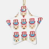 サム絵文字おじさん セラミックオーナメント (左)