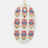 サム絵文字おじさん セラミックオーナメント (右)