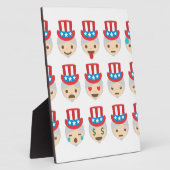 サム絵文字おじさん フォトプラーク (側面)