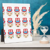 サム絵文字おじさん フォトプラーク (側面)