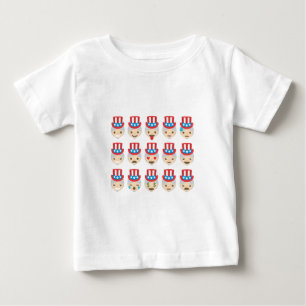 サム絵文字おじさん ベビーTシャツ