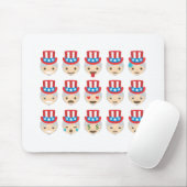 サム絵文字おじさん マウスパッド (マウス)