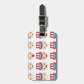 サム絵文字おじさん ラゲッジタグ (正面縦)