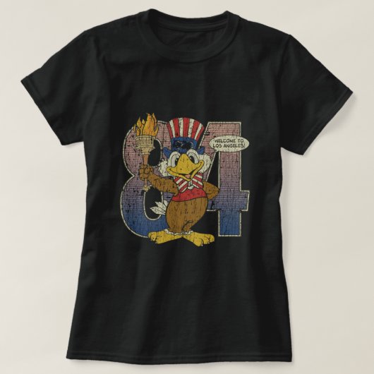 サム・ザ・ロサンゼルス・イーグル1984 Tシャツ (デザイン正面)