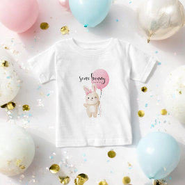 サム・バニー ピンクバルーン ビッグブラザー ベビーTシャツ