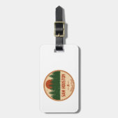 サム・ヒューストン国有林 ラゲッジタグ (正面縦)