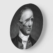 サム・ヒューストン ラージ壁時計 (傾斜)