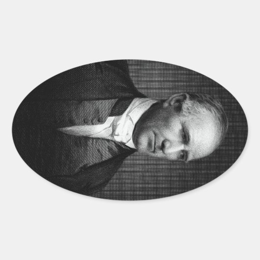 サム・ヒューストン 楕円形シール (正面)