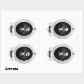 サム・ヒューストン 長方形シール (シート)