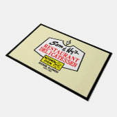 サム&ヒーズレストランデリ，スキー， IL ドアマット (アングル)