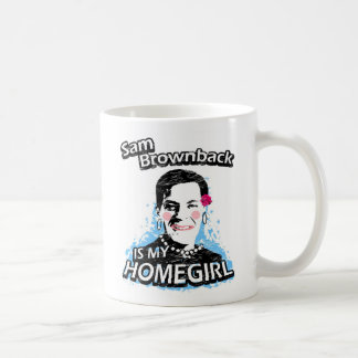 サム・ブラウンバックは私のhomegirlです コーヒーマグカップ