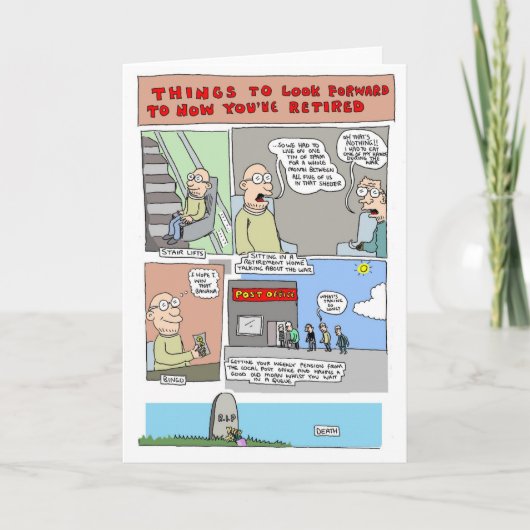 サムBackhouse著退職カード カード (正面)