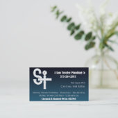 サムTownley Plumbing Company 名刺 (スタンド正面)