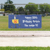 サメおもしろいの旗で囲まれた海鳥 横断幕 (インサイチュ)