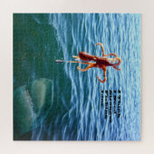 サメおもしろいはタコが欲しい ジグソーパズル (横)