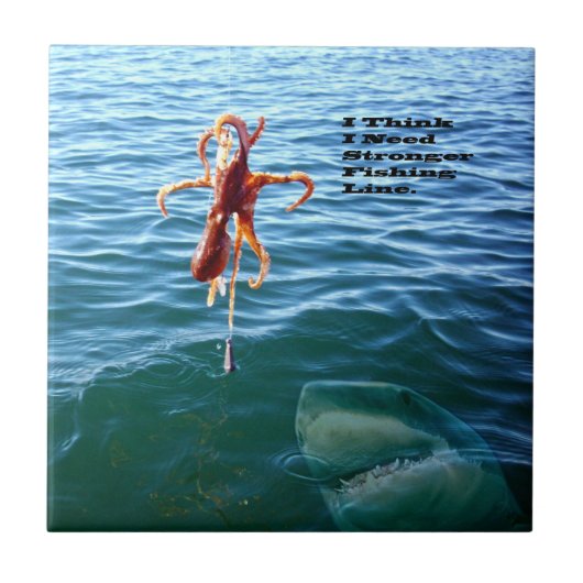 サメおもしろいはタコが欲しい タイル (正面)