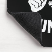 サメおもしろい歯ハンターコスチュームはサメ歯を愛 マウスパッド (コーナー)