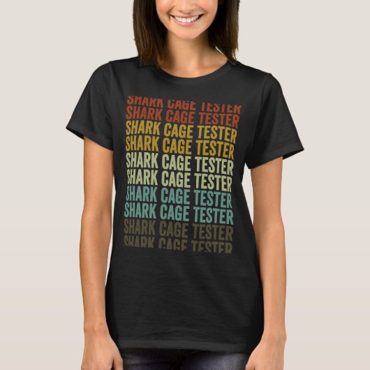 サメかご試験機の切断患者 Tシャツ (正面)