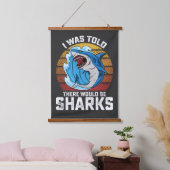 サメがいると言われた 吊り下げ型タペストリー (寝室)