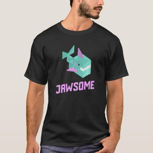 サメことわざ女の子ジャクソームと止められない Tシャツ (正面)