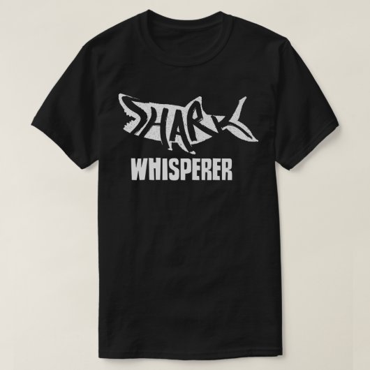サメささげ動物歯サメ愛好家 Tシャツ (デザイン正面)