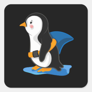 サメとしてのペンギン スクエアシール