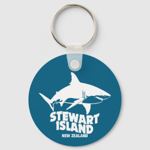 サメとスキューバダイビング – Stewart Island キーホルダー