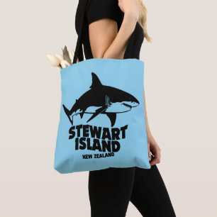 サメとスキューバダイビング – Stewart Island トートバッグ