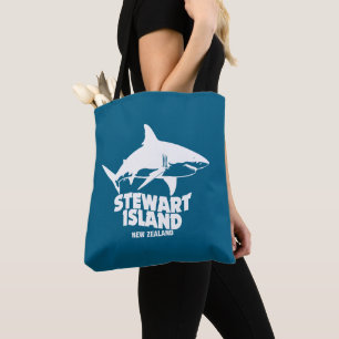 サメとスキューバダイビング – Stewart Island トートバッグ