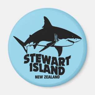サメとスキューバダイビング – Stewart Island マグネット