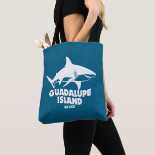 サメとスキューバダイビングGuadalupe島 トートバッグ