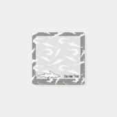 サメとフックパターン ポストイット (正面)