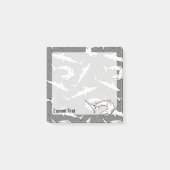 サメとフックパターン ポストイット (正面)