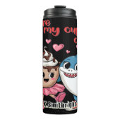 サメと愛のカップ タンブラー (正面)