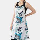 サメと泳ぐ エプロン (インサイチュ)