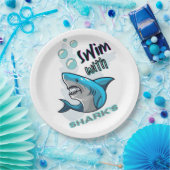 サメと泳ぐ ペーパープレート (パーティー)