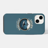 サメと漁師 iPhoneケース (裏面横)
