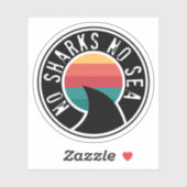 サメなし海 シール (シート)