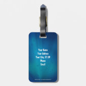 サメにはもっと大きなコートの漫画がおもしろい必要 ラゲッジタグ (裏面縦)