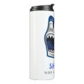 サメに殺される仲間…おもしろい引用文 タンブラー (回転左)