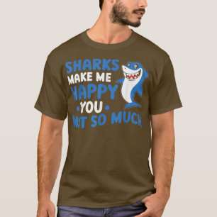 サメに逢っても嬉しくない Tシャツ