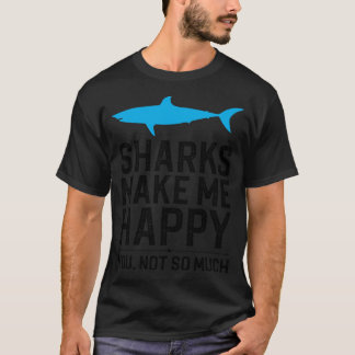 サメに逢っても嬉しくない Tシャツ