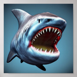 サメのような大きなあご ポスター