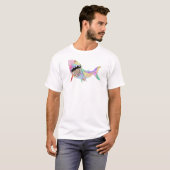 サメのアートTシャツ Tシャツ (正面フル)