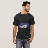 サメのキャラクター Tシャツ (正面フル)