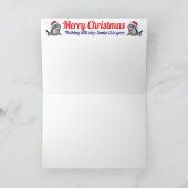 サメのクリスマスカード シーズンカード (内部)